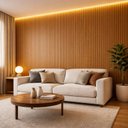 Ver imagem 4 de Painel Ripado Placa de Revenstimento Parede 1m² Mdf