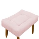 Ver imagem 4 de Puff Banqueta Decorativo Pés Madeira