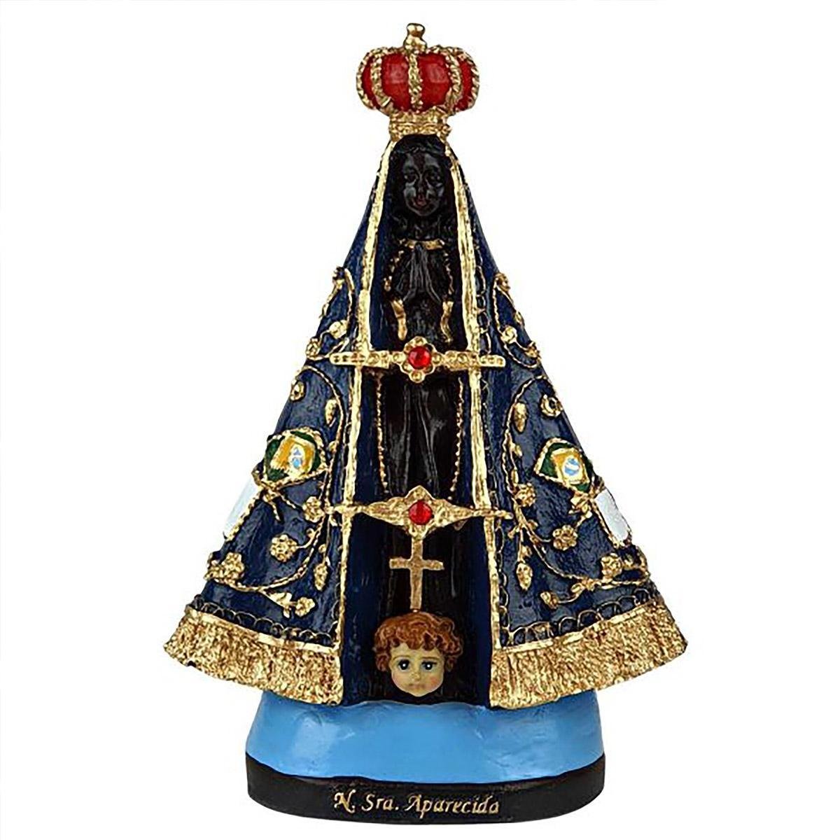 Estátua Nossa Senhora Aparecida 21cm 28063