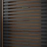 Guarda Roupa Ripado com Espelho Mdf 2 Portas 2,07m Autes Belmax:titânio/preto - 8