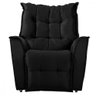 Poltrona do Papai Reclinavel King Tecido Veludo Preto - 5