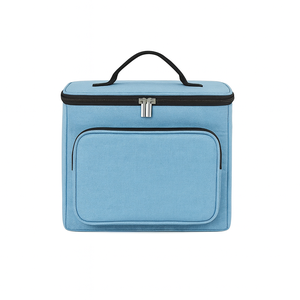 Bolsa Térmica Média Portátil Azul Claro Mantém Alimentos Frescos e Quentes por Horas