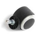 Ver imagem 2 de Rodinha Giratoria de Cadeira para Escritorio Kit 5 Uni Ensroscar Resistente Home Office Casa Trabalh
