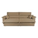 Ver imagem 5 de Sofá Retrátil Reclinável 3,00m Nivus Bege C/ Molas Ensacadas - King House