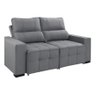 Sofá Retrátil Reclinável 2 Lugares 106x150cm Confortável - 1