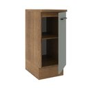 Ver imagem 2 de Balcão Madesa Agata 1 Porta Rustic Cinza
