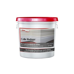 Cola Rodapé Flexfloor Balde 1,5kg