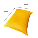 Ver imagem 2 de Puff Almofadão Retangular Almofadão Gigante Eventos Estofadão Aconchegante Cheio - Amarelo