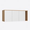 Ver imagem 1 de Módulo Aéreo para Quarto 3 Portas Elegance Marrom/Angelin|Blanc