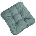 Ver imagem 1 de Kit 2 Almofada Impermeável 40x40 Assento Externa Acquablock - 300 - Acquamarine - Liso