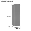 Ver imagem 3 de Armário Aéreo para Cozinha 100% MDF 20 cm 1 Porta Lótus Carvalho