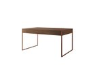 Ver imagem 2 de Mesa Industrial Filadélfia 120x75 Ferro Cobre Tampo Amêndoa