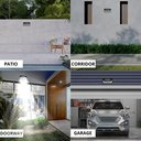 Ver imagem 3 de Wbm Smart Luminária Solar 100 Led Parede Modos Ajustáveis Laranja 21,6cm