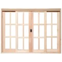 Ver imagem 2 de Janela de Madeira Vitro de Correr Quadriculado Reto Eucalipto Bat de 10 Cm Linha Pop-1.00(l)x1.00(a)