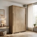 Ver imagem 4 de Guarda-Roupa MDF Solteiro Doha Intense 1,6 m 2 Portas de Correr Moderno Espaçoso Quarto Elegante