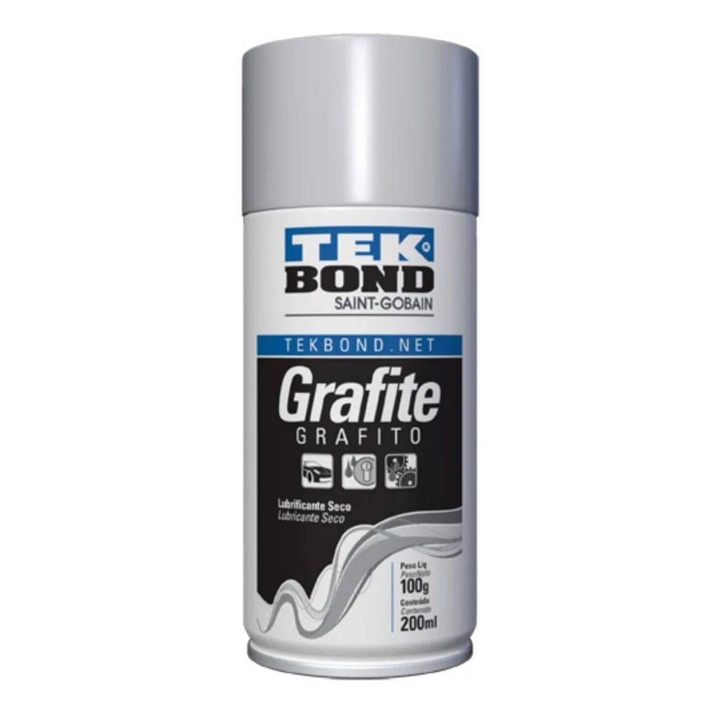 Grafite Tekbond Spraylubrificante Seco 200ml 200ml