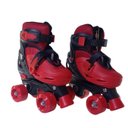 Ver imagem 1 de Patins de 4 Rodas Vermelho Elite Tamanho:28/31