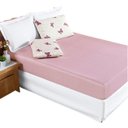 Ver imagem 3 de Jogo de Lençol Cama Queen 3 Peças Micropercal 200 Fios Avere:borboletas