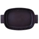 Ver imagem 1 de Travessa Retangular de Cerâmica c/Alça Preta c/Branco 37x21,5x6cm Full Fit