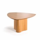 Ver imagem 3 de Mesa de Jantar Palmas Orgânica Triangular Premium Alto Padrão Laminado Cinamomo