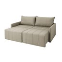 Ver imagem 6 de Sofá Cama Casal Retrátil e Reclinável 4 Lugares Linho Bege Baraúna 250cm CabeCasa MadeiraOriginals