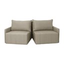 Ver imagem 5 de Sofá Cama Baraúna Retrátil e Reclinável 3 lugares 2,50m em Linho CabeCasa MadeiraOriginals