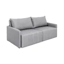 Ver imagem 4 de Sofá Cama Baraúna Retrátil e Reclinável 3 lugares 2,25m em Linho CabeCasa MadeiraOriginals