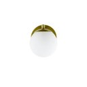 Ver imagem 3 de Arandela Figo Ouro com Globo de Vidro Branco - 1-2620-14-br