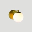 Ver imagem 2 de Arandela Figo Ouro com Globo de Vidro Branco - 1-2620-14-br