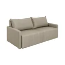 Ver imagem 4 de Sofá Cama Baraúna Retrátil e Reclinável 3 lugares 2,25m em Linho CabeCasa MadeiraOriginals