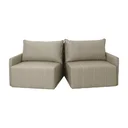 Ver imagem 5 de Sofá Cama Baraúna Retrátil e Reclinável 3 lugares 2,25m em Linho CabeCasa MadeiraOriginals