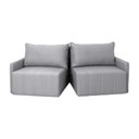 Ver imagem 5 de Sofá Cama Baraúna Retrátil e Reclinável 3 lugares 2,50m em Linho CabeCasa MadeiraOriginals