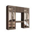 Ver imagem 3 de Guarda-Roupa Modulado 4 Peças com 6 Portas Orion CabeCasa MadeiraOriginals Marrom