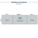 Ver imagem 5 de Guarda-Roupa Modulado 4 Peças com 6 Portas Orion CabeCasa MadeiraOriginals Marrom