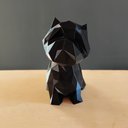 Ver imagem 1 de West Highland White Terrier - Westie - Decorativo - 15 Cm Altura -Toque 3D:Preto
