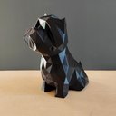 Ver imagem 2 de West Highland White Terrier - Westie - Decorativo - 15 Cm Altura -Toque 3D:Preto