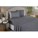 Ver imagem 2 de Kit Jogo Lençol Queen Bordado Inglês 100% Hypercal 400 Fios 4 Peças