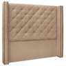 Cabeceira Estofada Cama Box Casal Alteza 140Cm Bege - 1