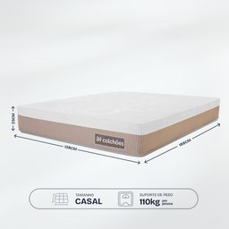 Colchão Casal Ortopédico a Vácuo Premium Original 138x188cm Bf Colchões - 4