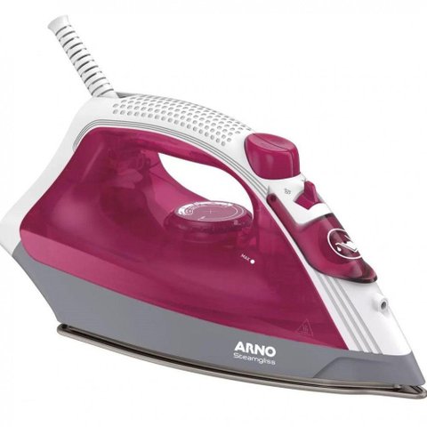 Ferro Fv1930 a Vapor Cerâmico Steamgliss 1200w Arno Rosa 220v