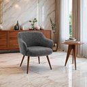 Ver imagem 1 de Poltrona para Sala de Estar 70cm X 73cm Jade Cinza