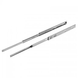 Corrediça Telescópica Mini Light 25kg 550mm Zincada - 1