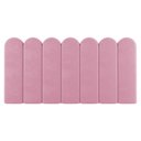 Ver imagem 3 de Painel Cabeceira Cama Box Solteiro Lana 100cm Suede Rosa - Desk Design
