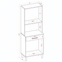 Ver imagem 4 de Paneleiro 4 Portas 1 Gaveta Ângelo Branco