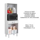 Ver imagem 3 de Paneleiro 4 Portas 1 Gaveta Ângelo Branco