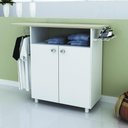 Ver imagem 1 de Tábua de Passar Roupa com Armário 2 Portas Multimóveis CR30007 Branca