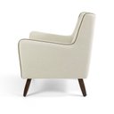 Ver imagem 6 de Poltrona para Sala de Estar 90cm X 73cm Tarsila Bege Palha