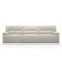 Ver imagem 5 de Sofá Sala de Estar Reclinável Retrátil Elétrico 333cm Swift Linho Braque Offwhite G81 - Gran Belo