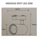 Ver imagem 5 de Trilho Eletrificado 4m + 9 Spot Led 20w 3000k Bivolt Preto