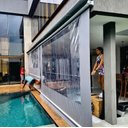 Ver imagem 3 de Toldo Cortina Cinza c/ visor - 3,50m x 2,20m - kit completo